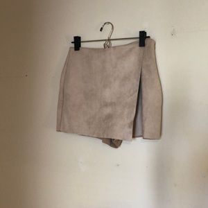 Suede Zara skort